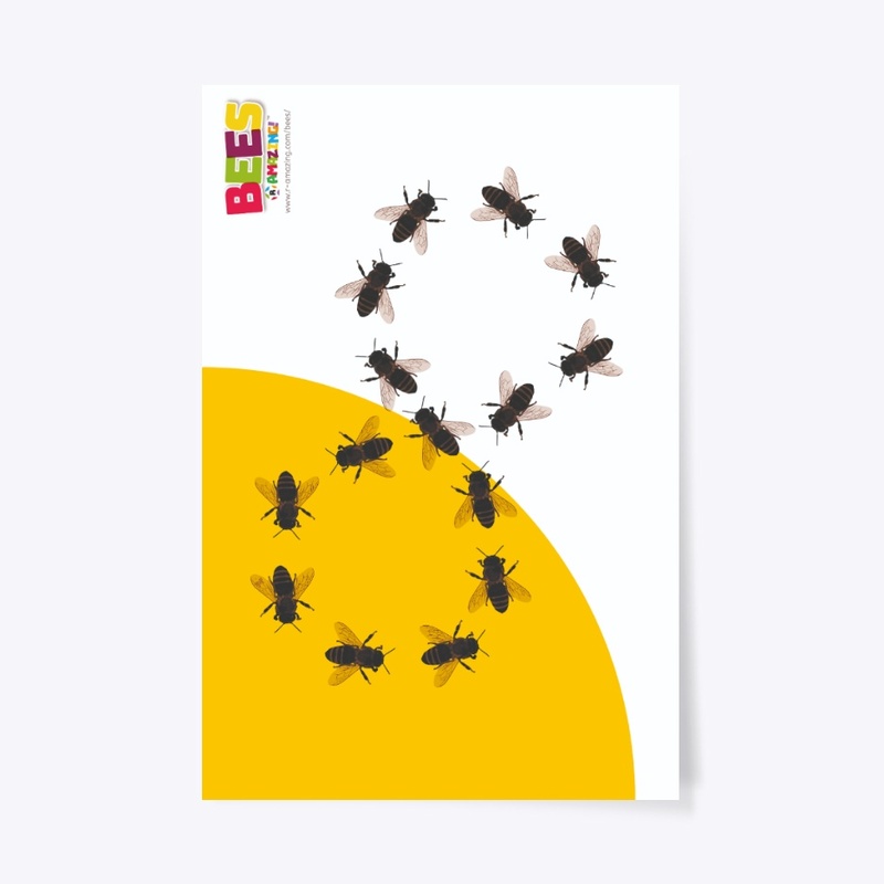 Dancing Bees Poster
