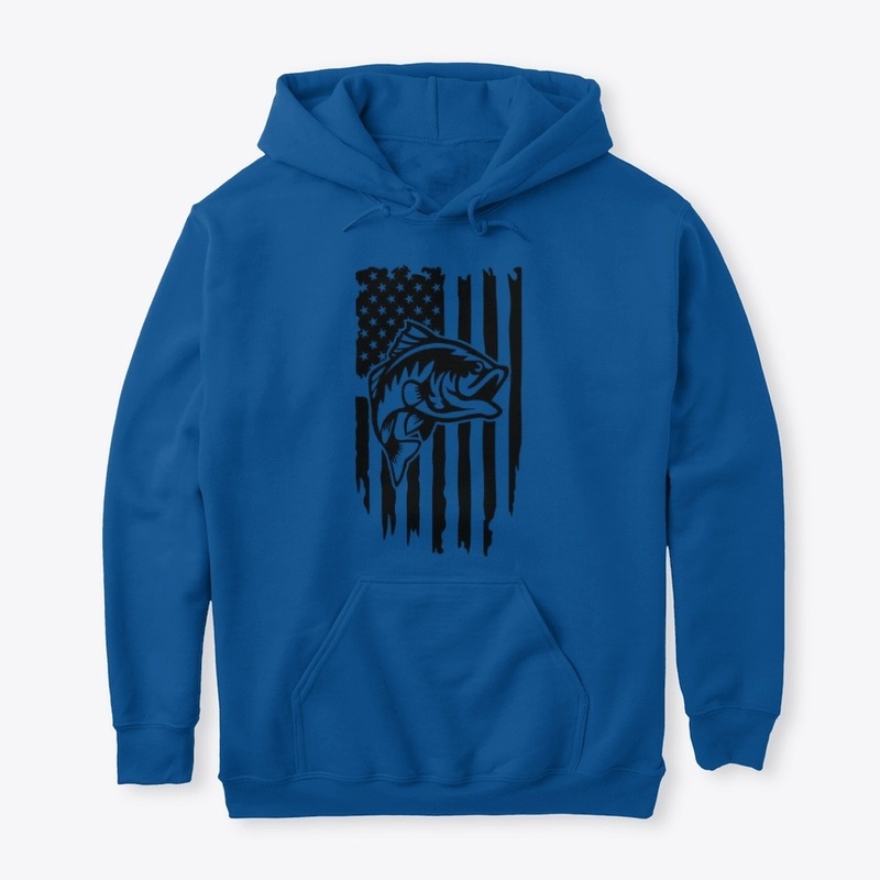 American Flag + Fishing
