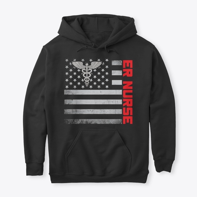 ER Nurse US Flag