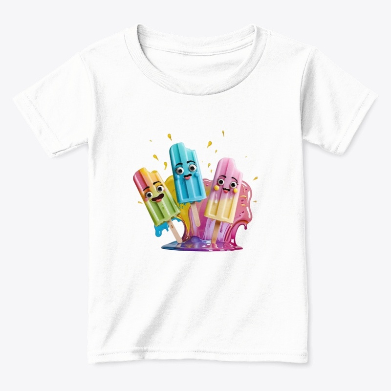 Melting popsicles in summer 