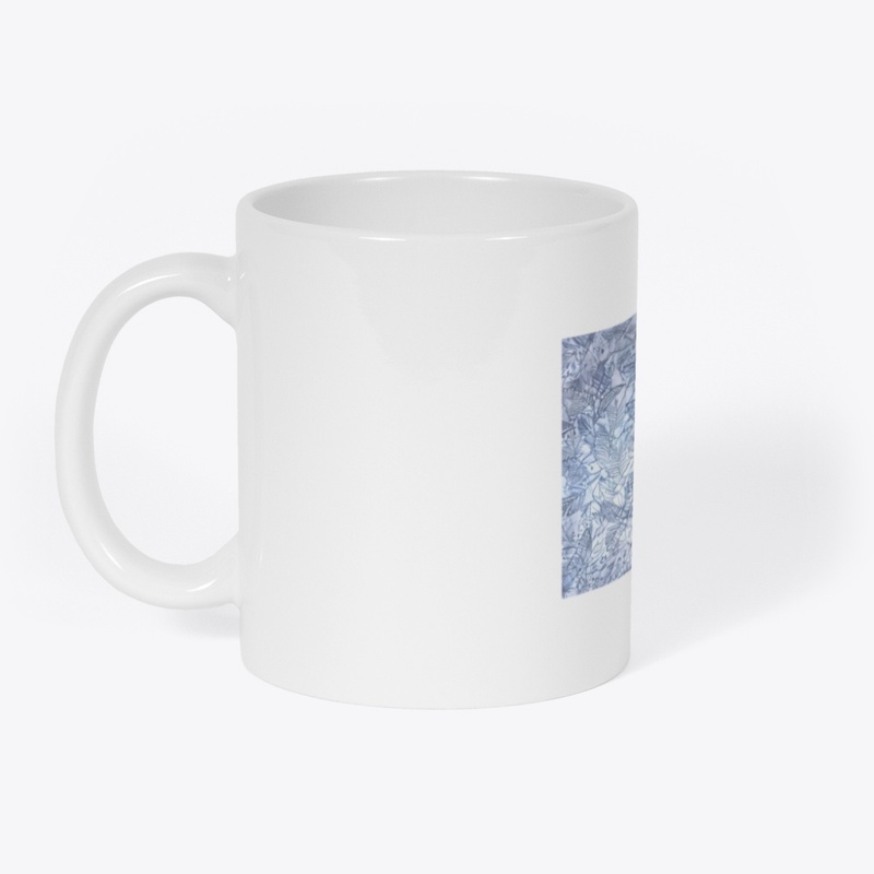 Blue foliage T-shirt /hoodie/mug/tote