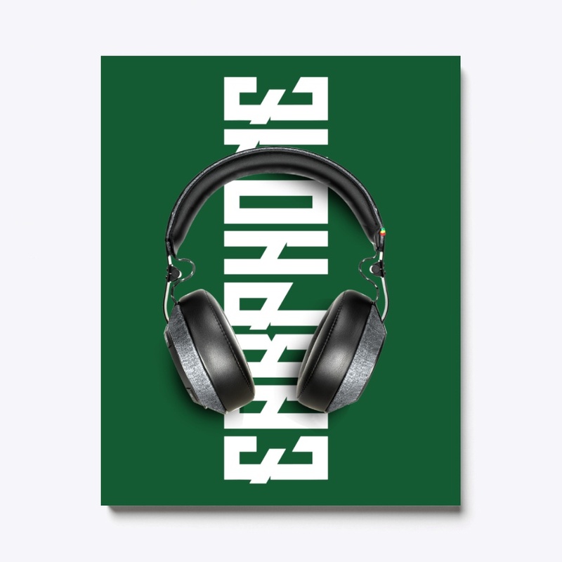 Music and Headphone T-shirt Design