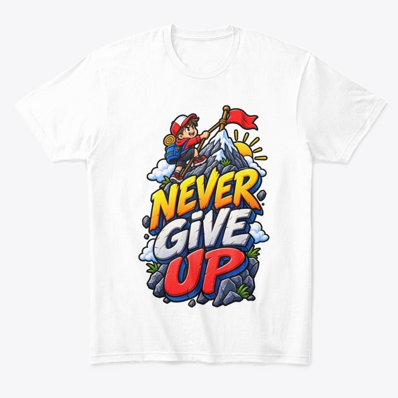 Never Give Up – Mountain Climber