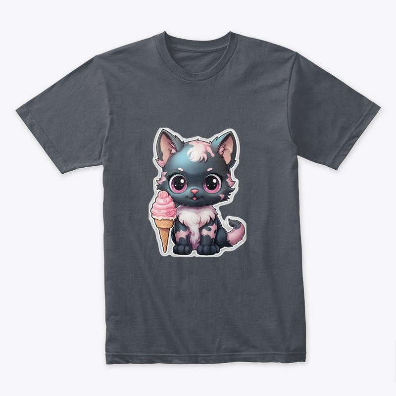Sweet Whiskers Ice Cream Tee
