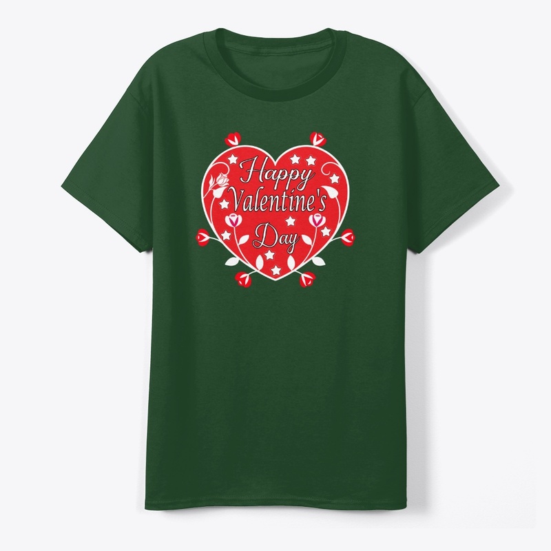 Best Valentine's Day White T-Shirts