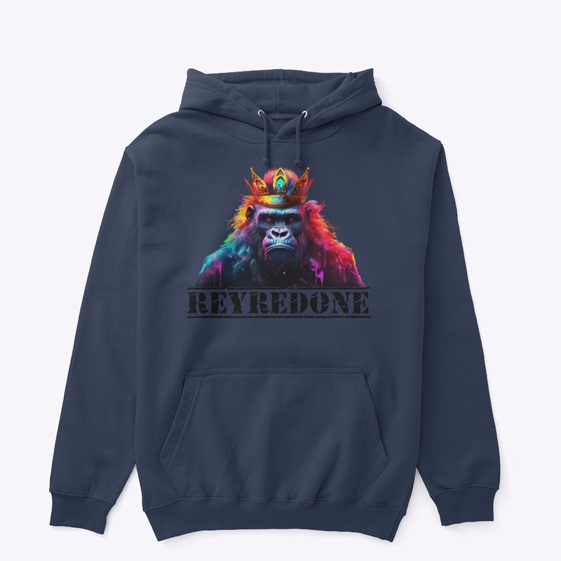 Gorilla Wearing a Crown