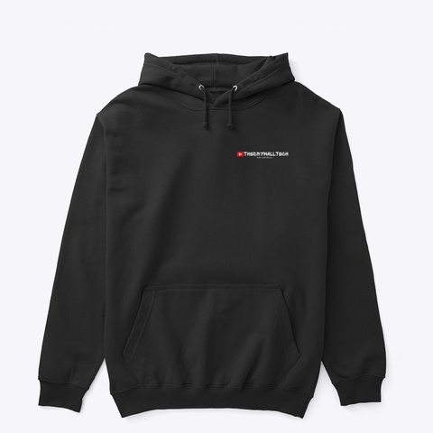 Thedrywalltech Logo  Black T-Shirt Front