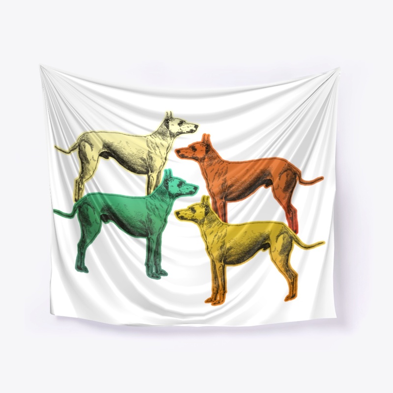 Vintage Retro Great Dane For Dog Lover