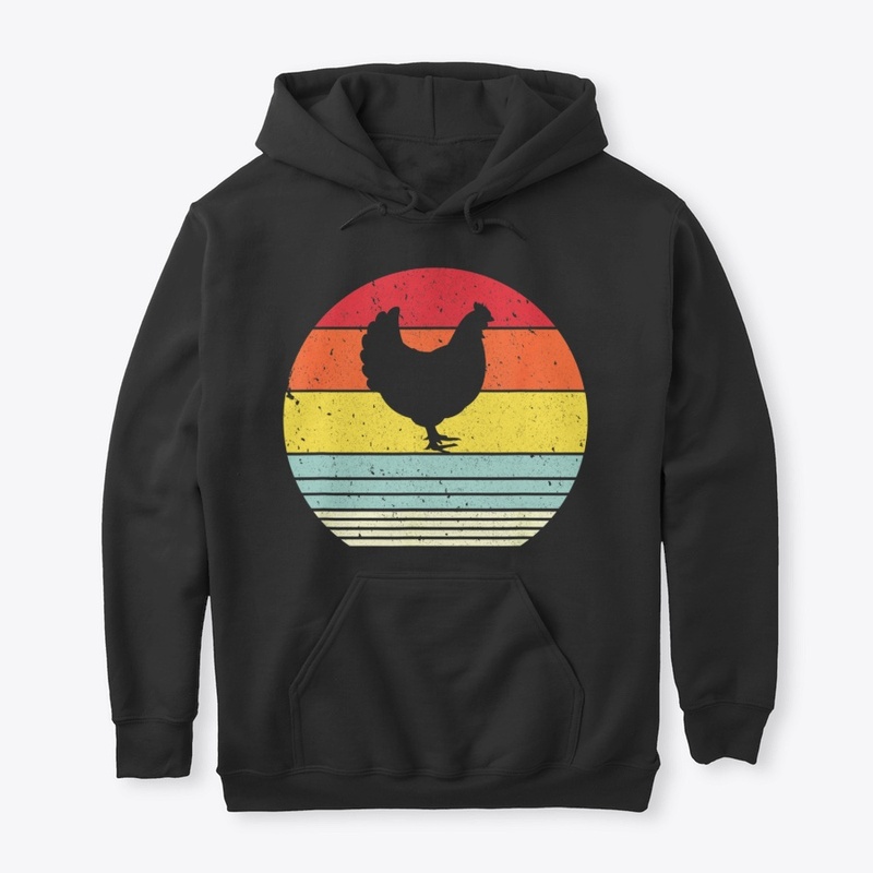 Chicken Shirt Retro Style Farmer Tshirt