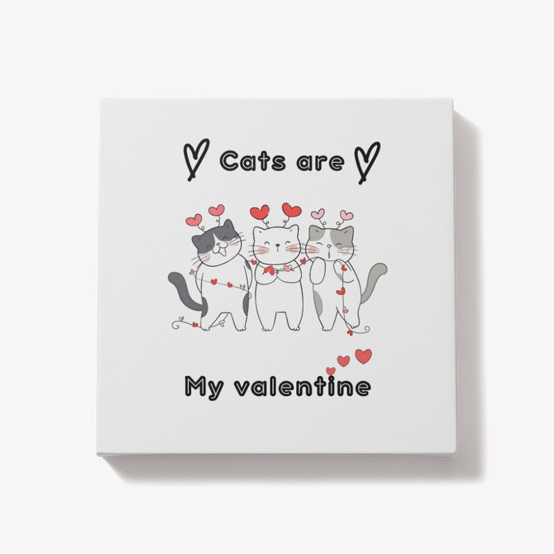 Cats are my valentine