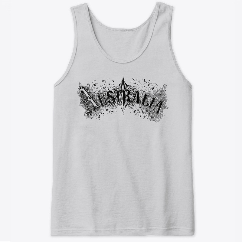 Delightful Retro Australia-Text Design