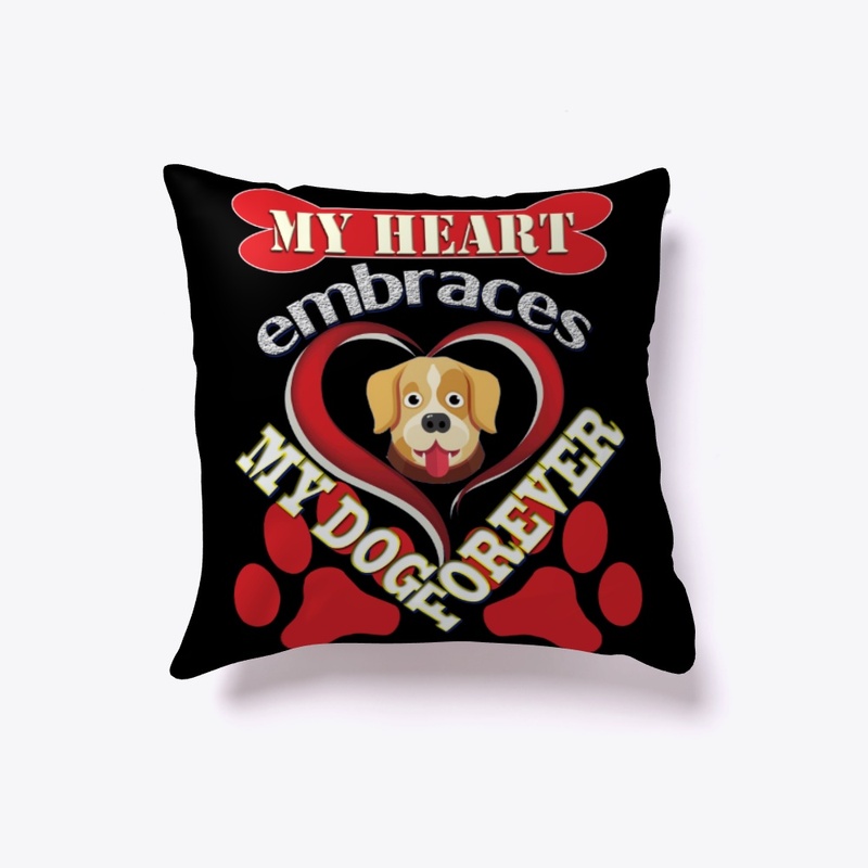 My heart embraces my dog t-shirt