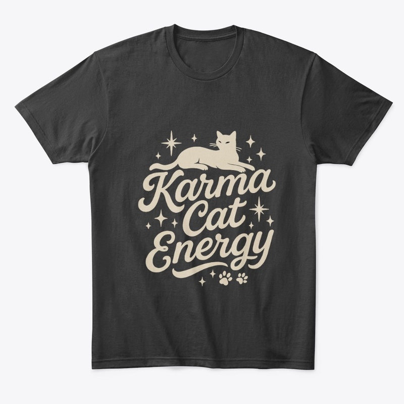 Karma Cute Cat Energy T-shirt