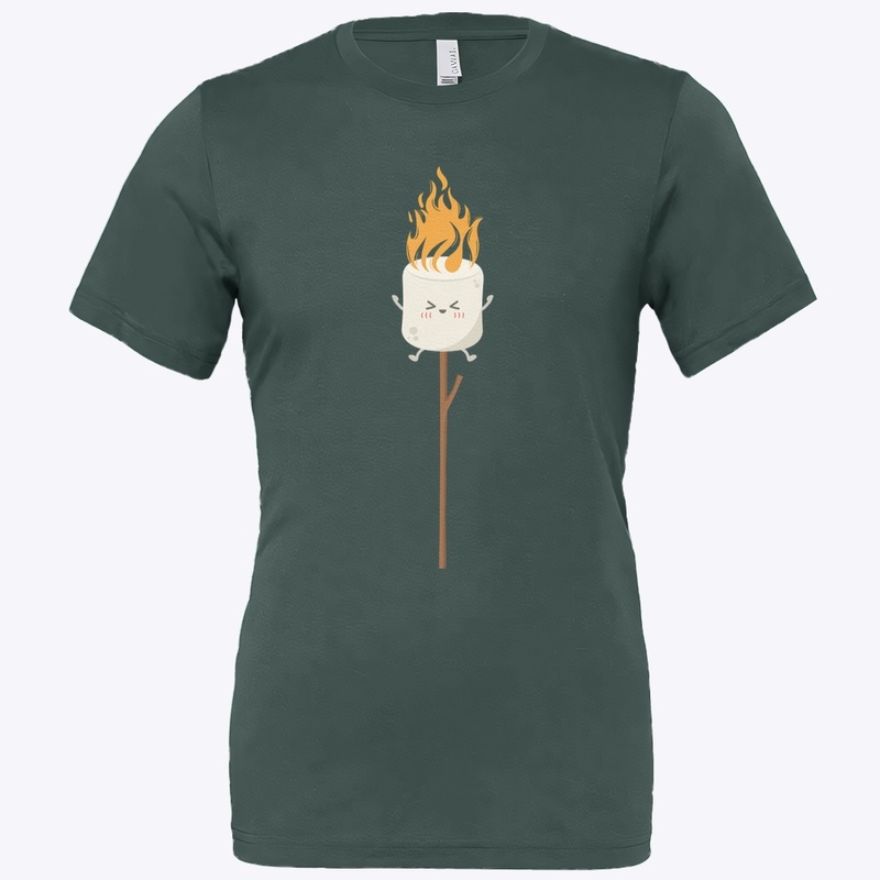 Lit Campfire Marshmallow