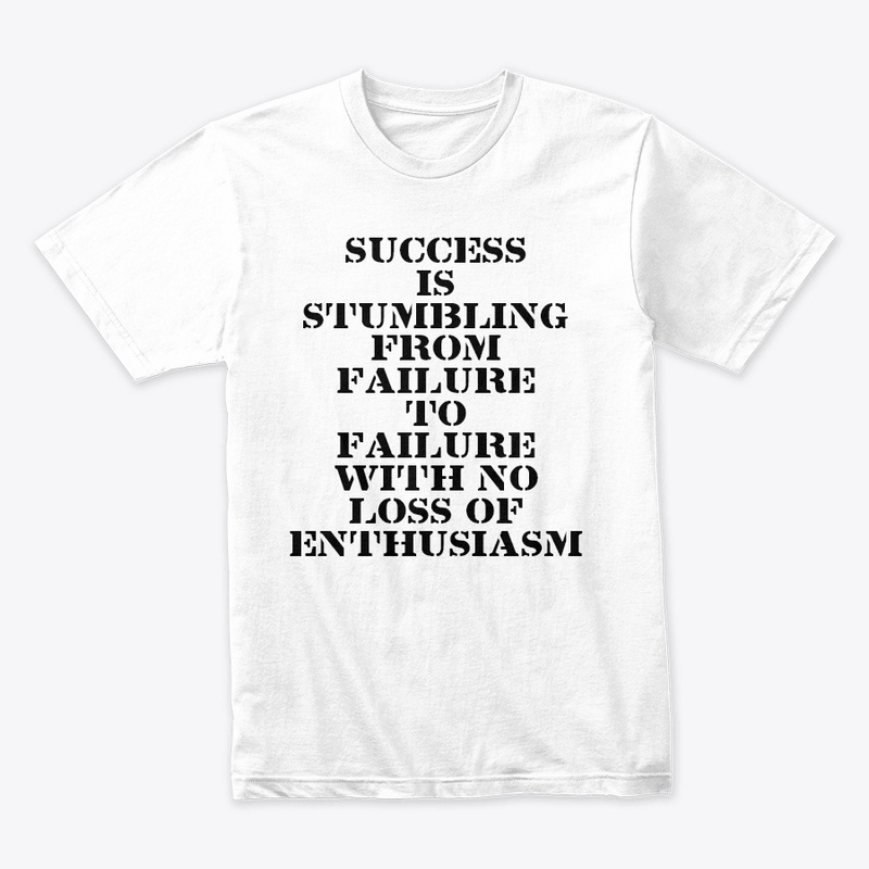 SUCCESS IS STUMBLING FROM ...