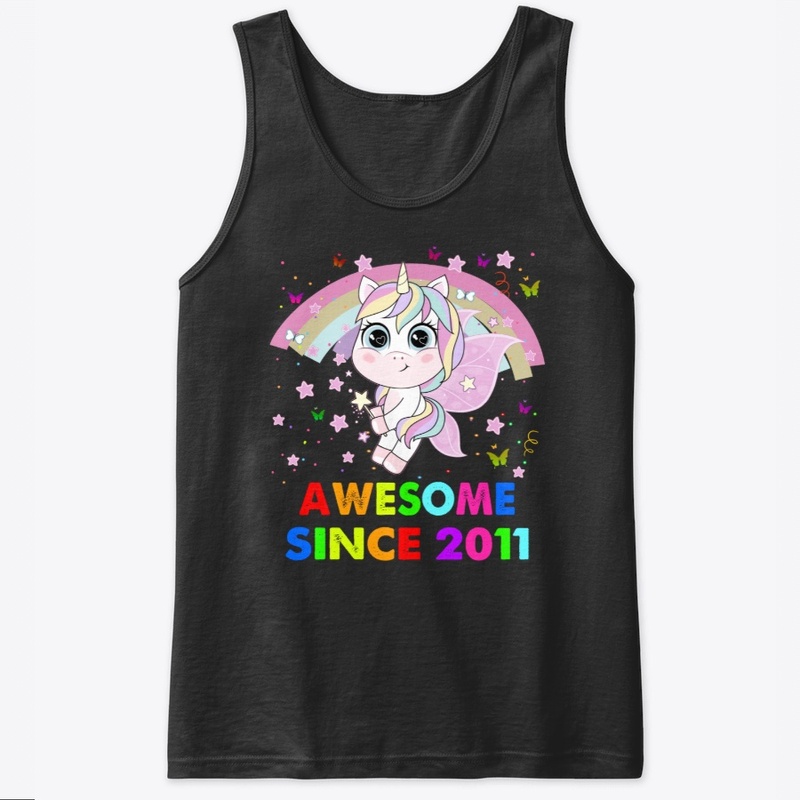 11 Years Old Unicorn Cutie 10th Birthday