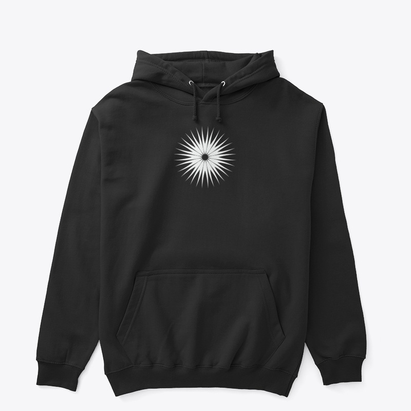 Spikey Sunburst Design 2 (White)