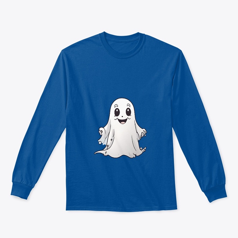 Cute little ghost with unsettling