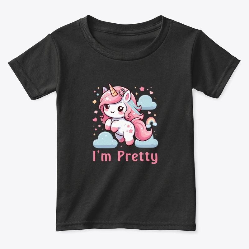 I’m Pretty Unicorn Kids Girl 