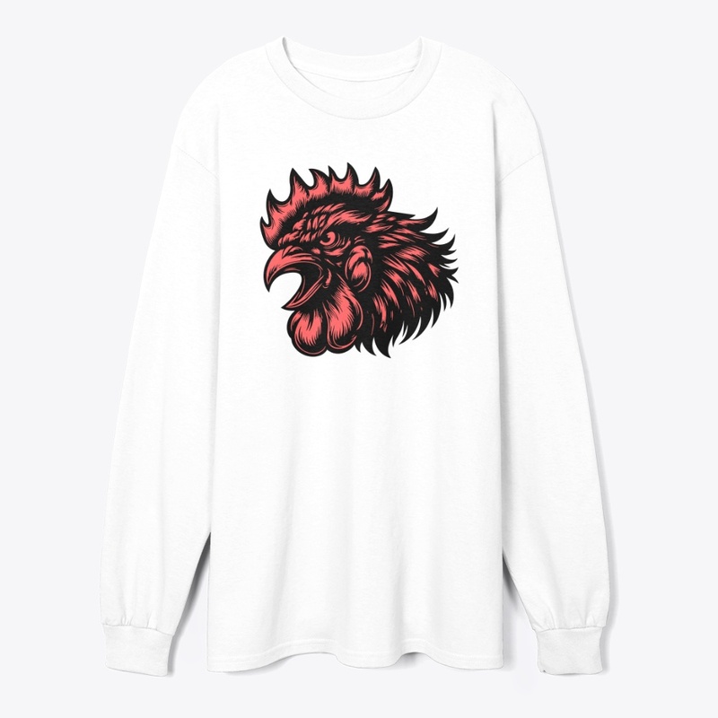 Angry Chicken Head Design
