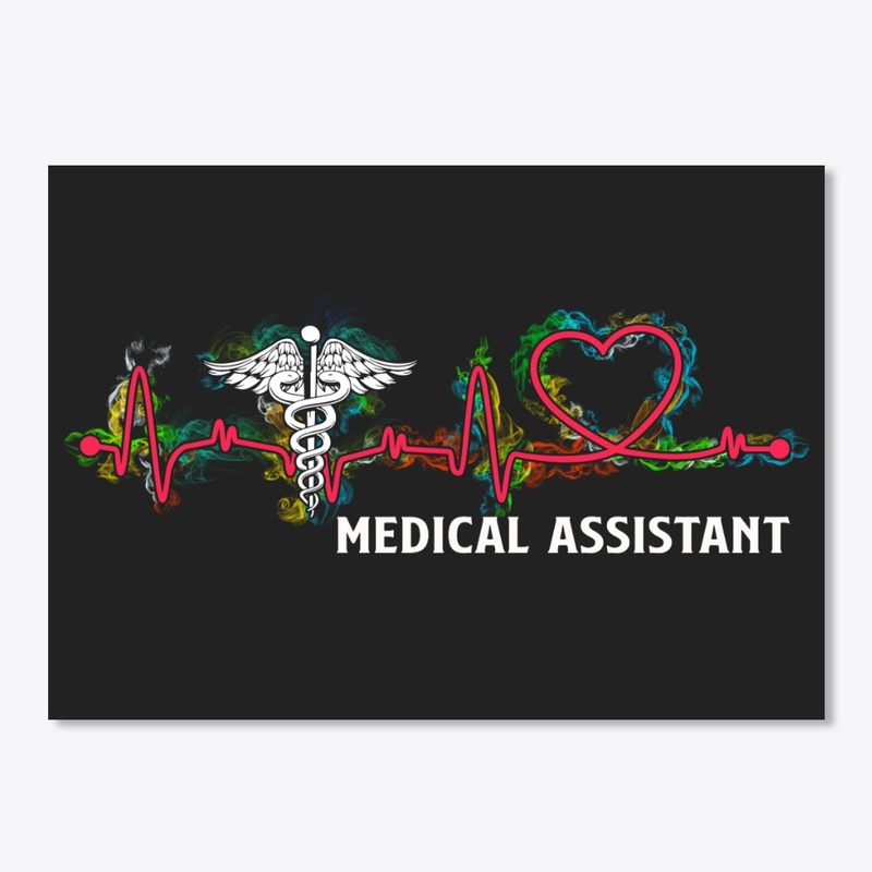 Medical Assistant Flame Heartbeat