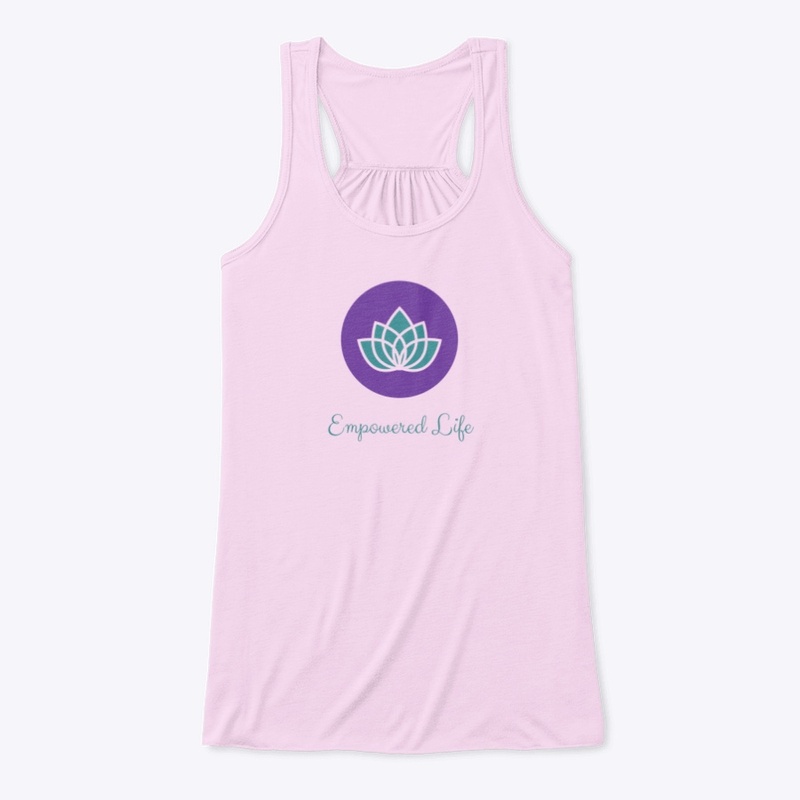 Empowered Life Tank (white & pinks)