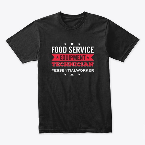 Essential Worker  Black Camiseta Front