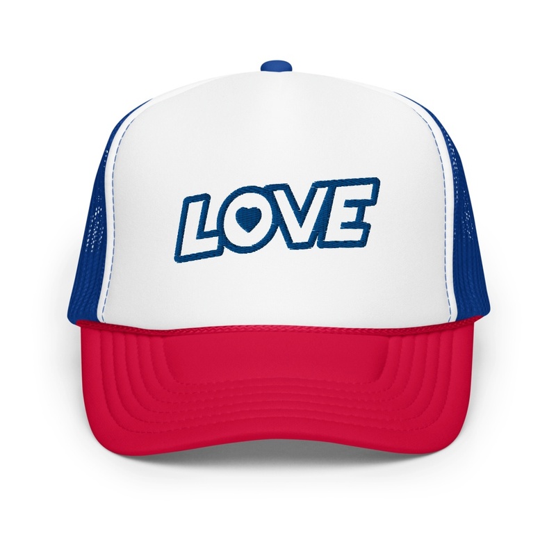 LOVE TRUCKERS HAT (RED/WHT/BLUE)