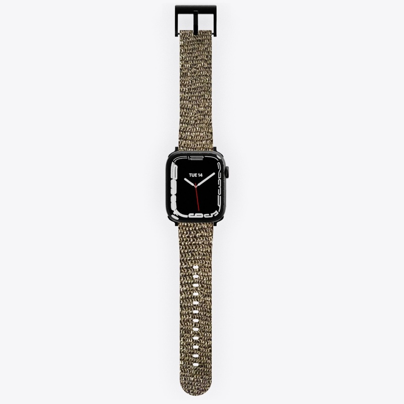 clad mille apple watch band - black