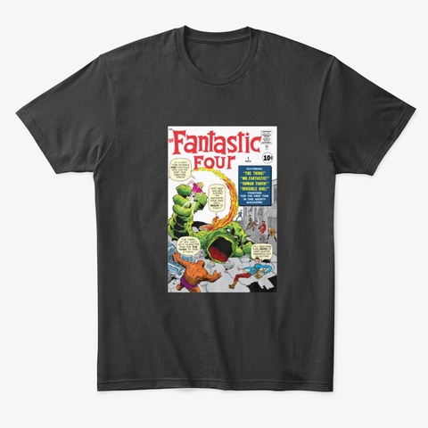 Fantastic Four (1961) #1 Shirt Black T-Shirt Front