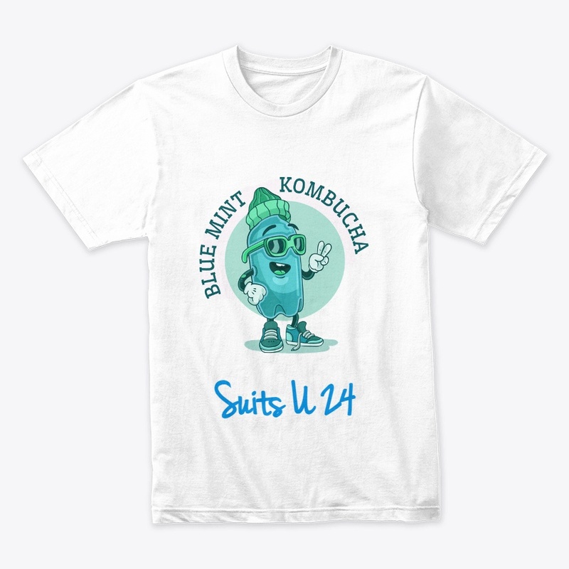 T-Shirt (blue mint kombucha)