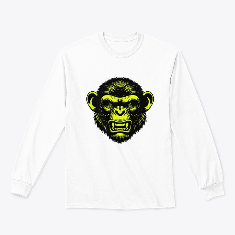Wild Chimpanzee Head Design