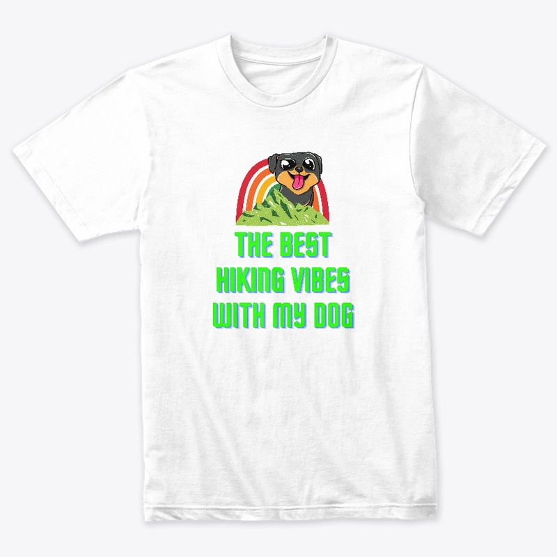 hiking vibes, dog lover's graphic