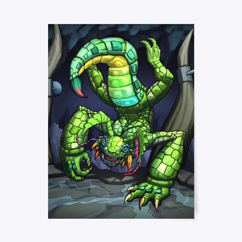 Contorting Dracotl POSTER
