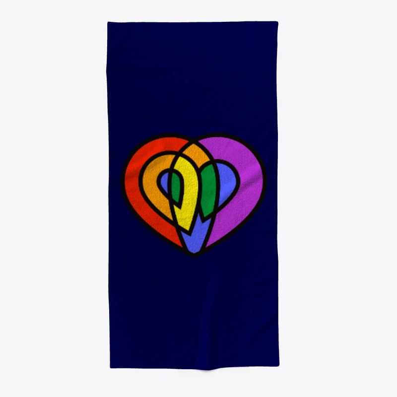 LGBT Love Pride Rainbow Heart