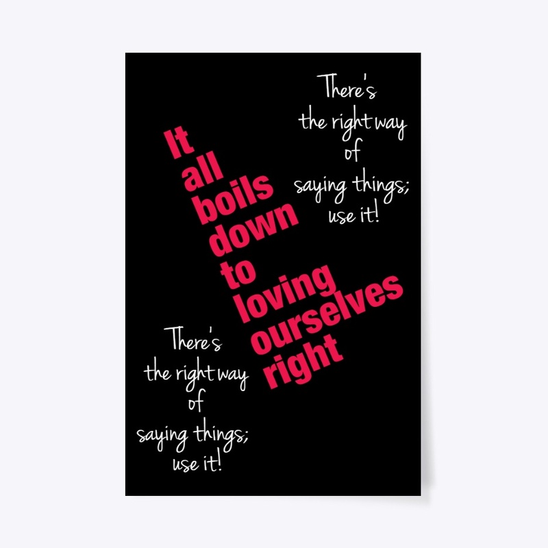 When its right; its right