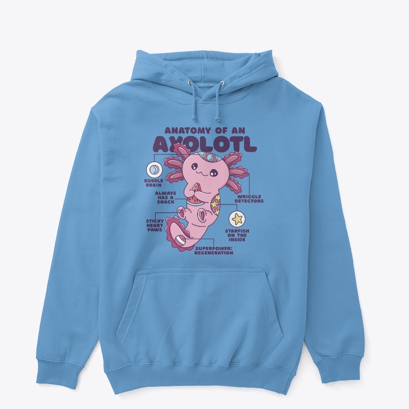 Cute axolotl design
