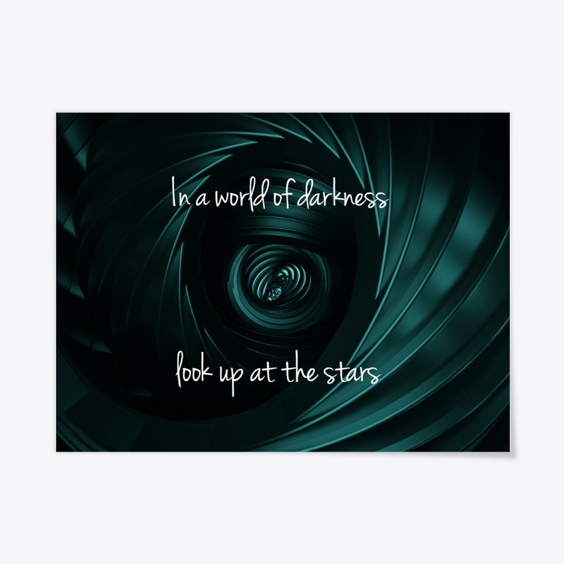 Poster-Darkness and stars