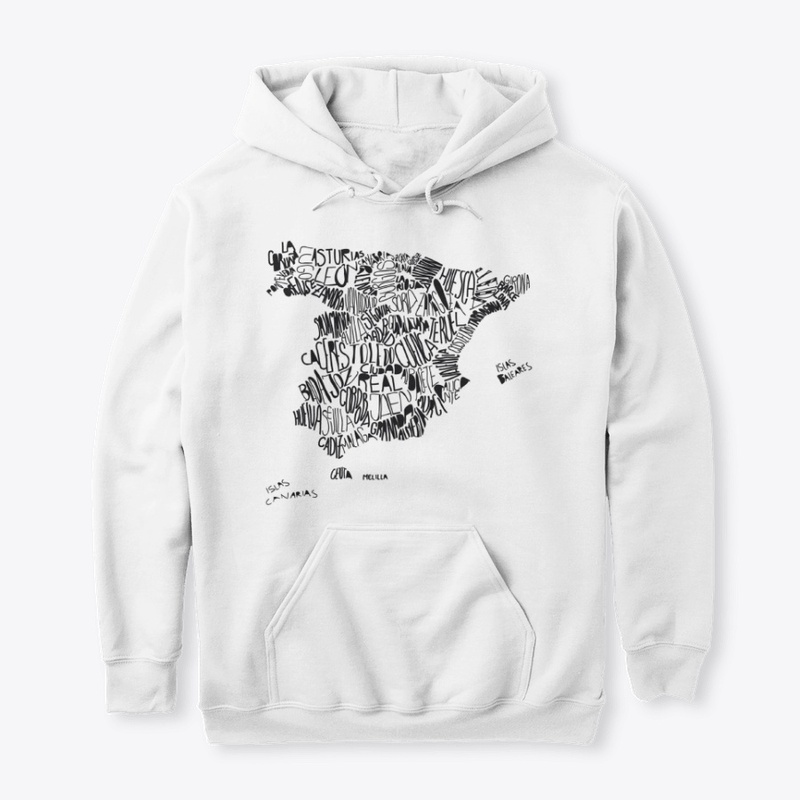 Sudadera  de mapa de España.