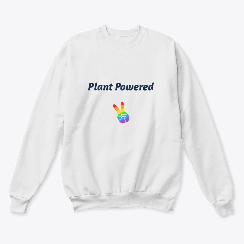 Vegan Plant Powered Peace Fingers