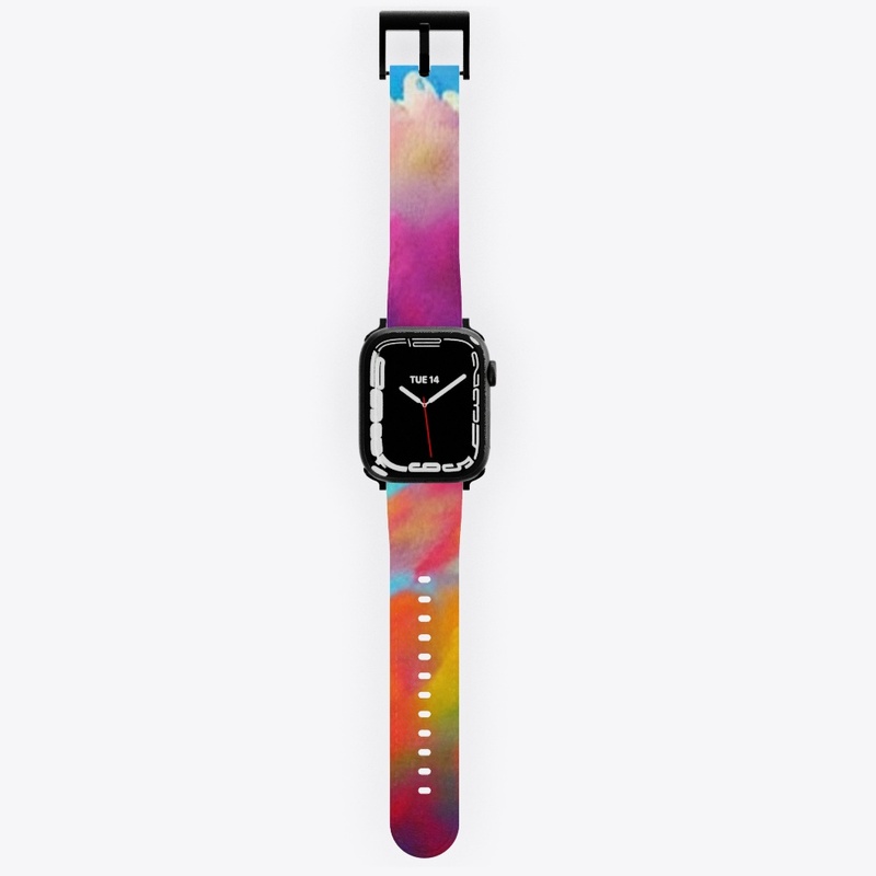 Live in the clouds watch band
