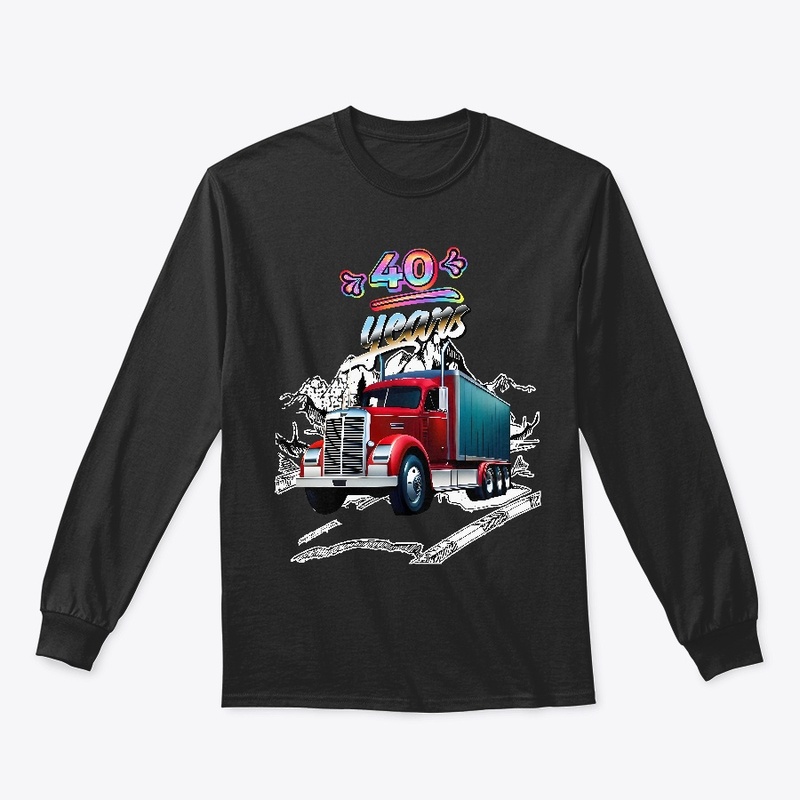 40 Years Celebration T-shirt Design