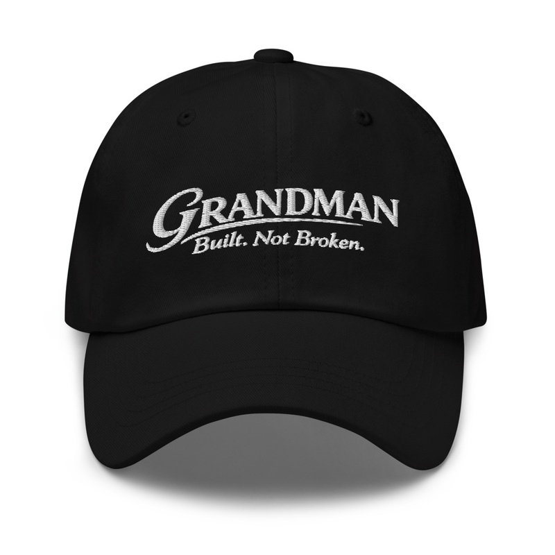 Grandman Built Not Broken Signature Cap