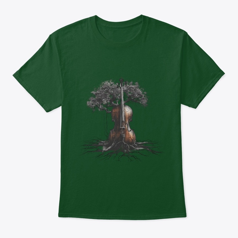 Acoustic Guitar Tree Guitarist 