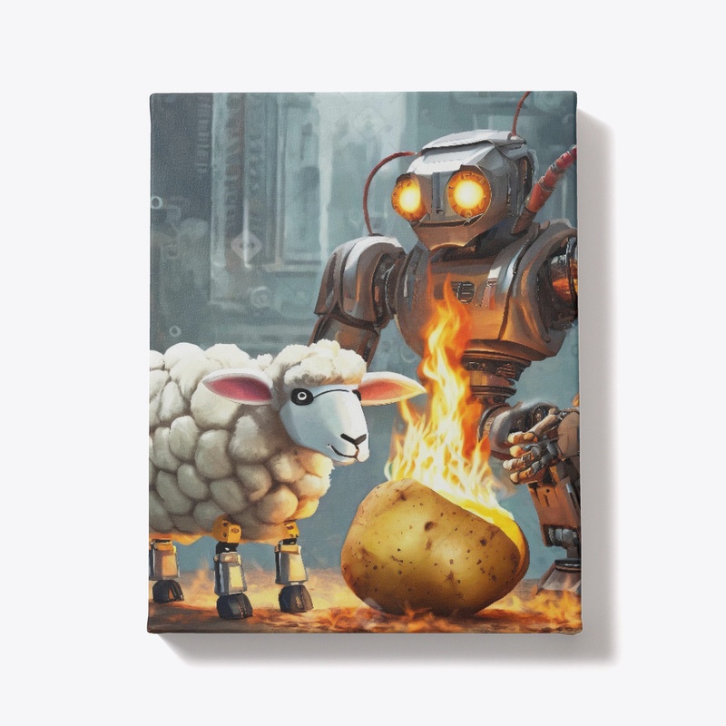 Sheep robot Jacket potato