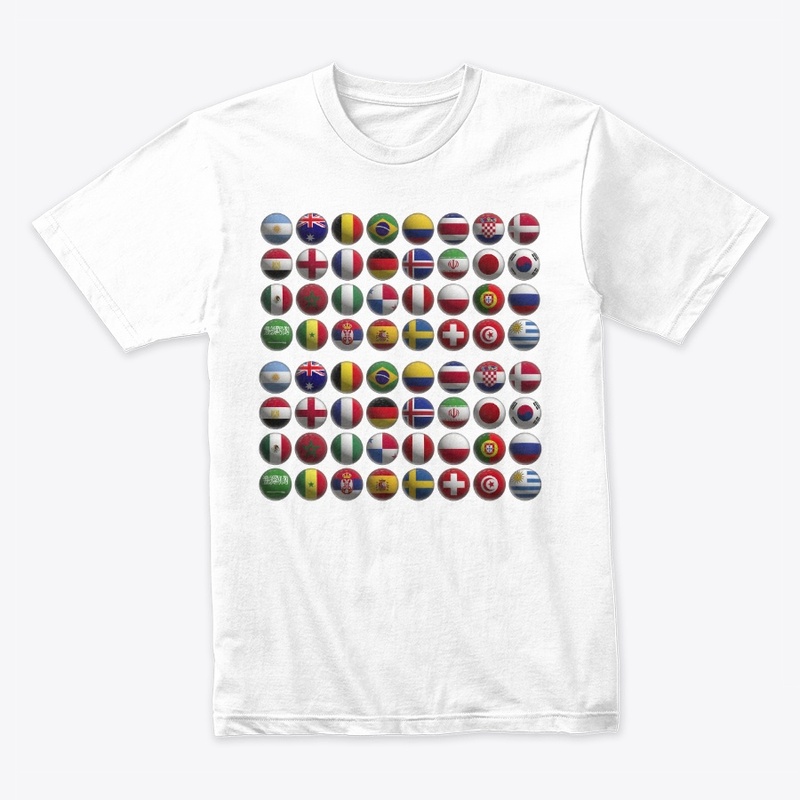 All world flag tee