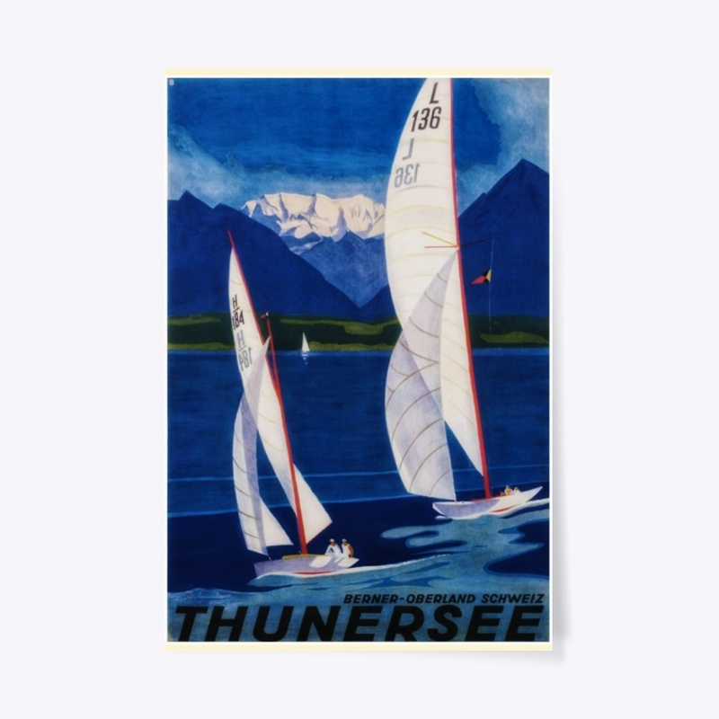 Vintage Swiss Travel Poster