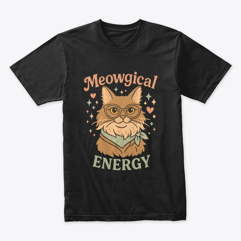 Meowgical Energy Vintage Tee
