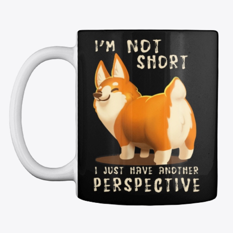 I am not short Corgi Dog Happy Halloween