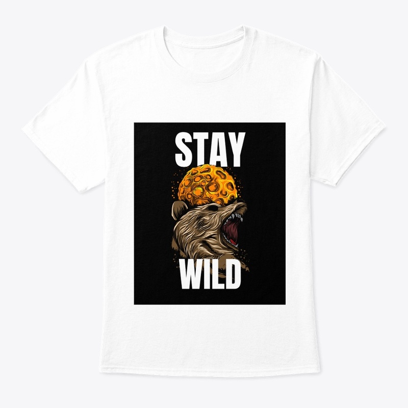 "STAY WILD"  T-SHIRT. 